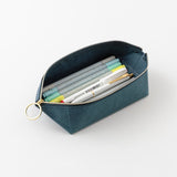 Midori Pencase Pen Tray Pouch – Navy Blue, Midori, stationery design