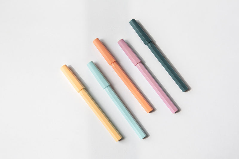 YSTUDIO Glamour Evolve Ocean Sustainable Rollerball Pen – Sky Blue, ystudio, stationery design