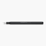 Open Kaweco SPECIAL Aluminium Fountain Pen in Black.