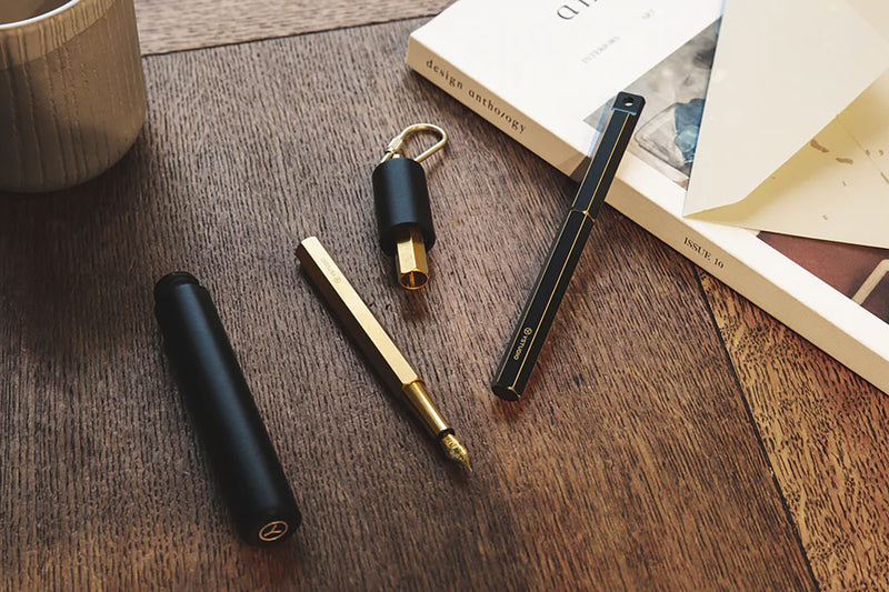 ystudio Portable Brass Fountain Pen