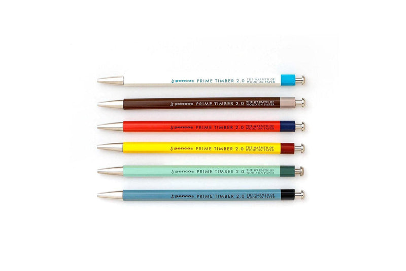 Prime Timber mechanical pencil – Yellow, Penco, Stationery design
