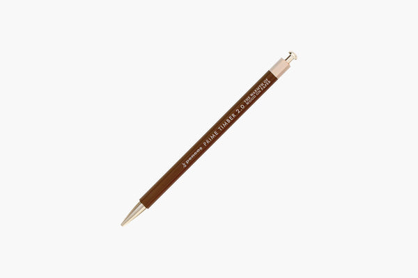 Prime Timber mechanical pencil – Brown, Penco, stationery design