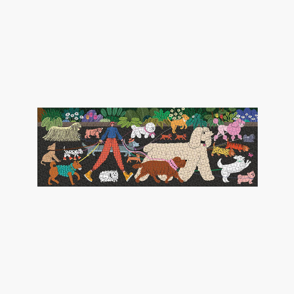 Puzzle 1000 – Dog Walk, Galison, stationery design