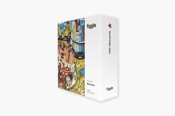 Puzzle 1000 – Metropolis, Figgle, STATIONERY DESIGN