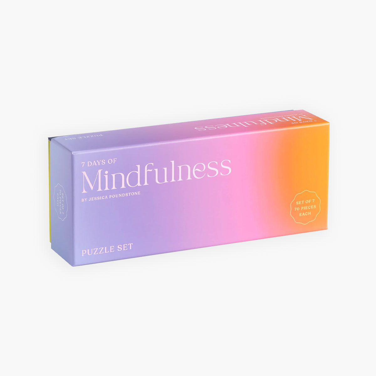 Puzzle – 7 Days of Mindfulness, Galison, papierniczy design