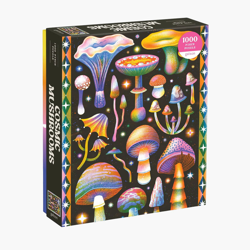 Puzzle 500 – Cosmic Mushrooms, Galison, stationery design