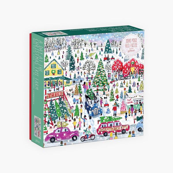 Puzzle 1000 – Christmas Tree Farm, Galison, stationery design