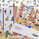 Puzzle 1000 – Winter, Figgle, stationery design