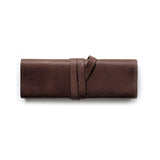 The back of the rolled-up pen roll.