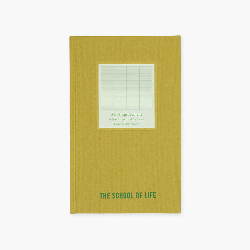 Self-Improvement Journal, The School of Life, stationery design