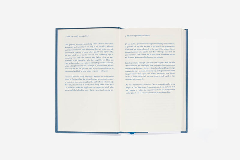 Self-Reflection Journal, The School of Life, stationery design