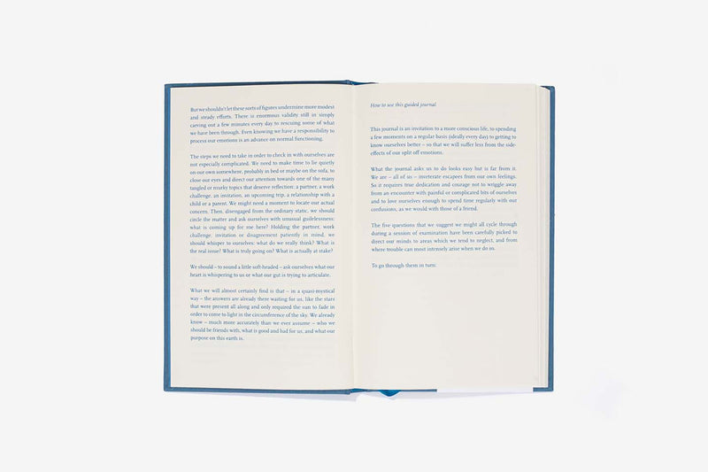 Self-Reflection Journal, The School of Life, stationery design