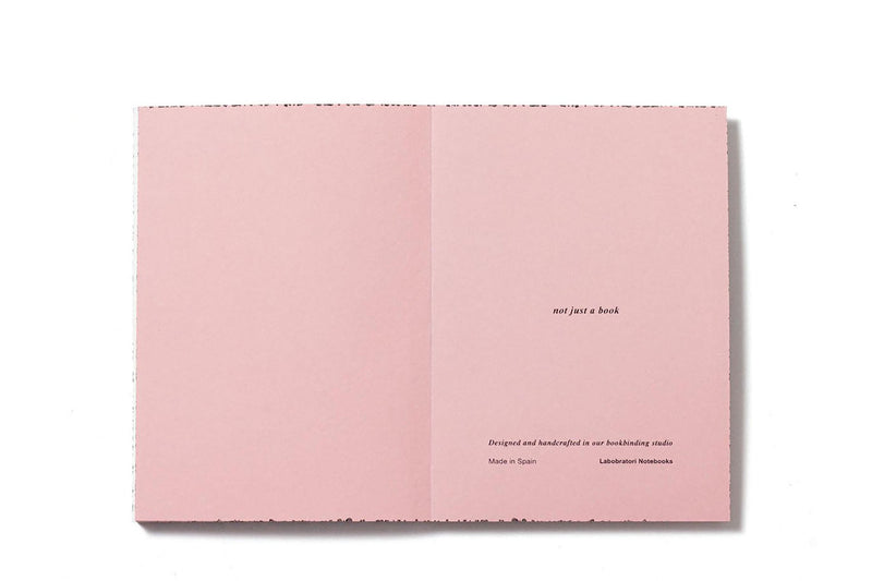 Spray Splash Notebook A5 Softcover – Pink, LABOBRATORI, stationery design