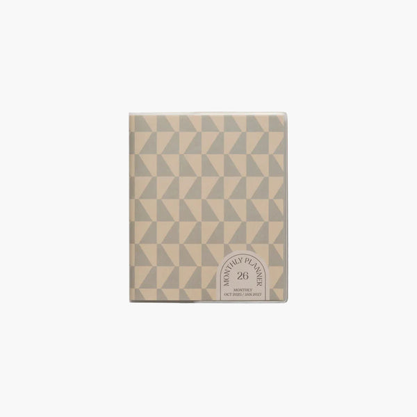 Monthly Calendar 2026 Sail Square - Cream, HIGHTIDE, stationery design