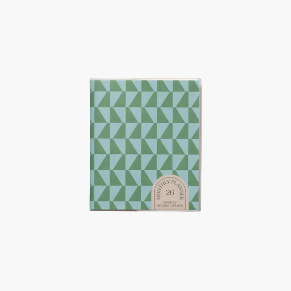 Monthly Calendar 2026 Sail Square - Green, HIGHTIDE, stationery design