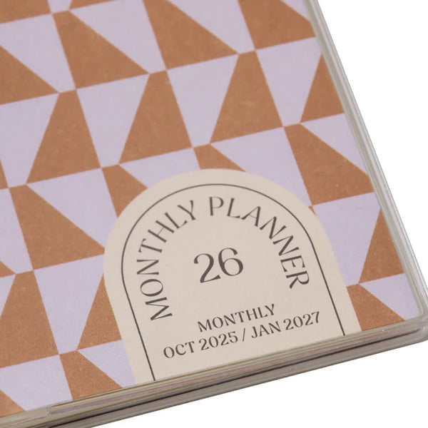 Monthly Calendar 2026 Sail Square – Lavender, HIGHTIDE, stationery design