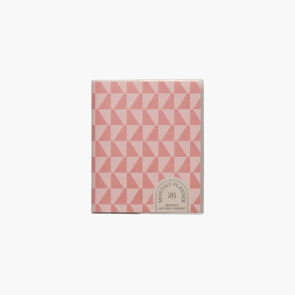 Monthly Calendar 2026 Sail Square - Pink, HIGHTIDE, stationery design