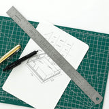 Steel ruler, Penco, stationery design