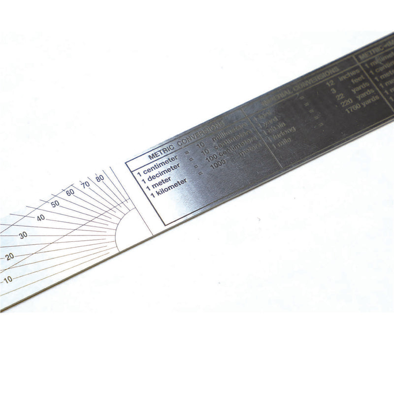 Steel ruler, Penco, stationery design