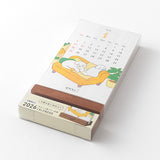 Midori Stand Calendar 2026 – dog, Midori, stationery design