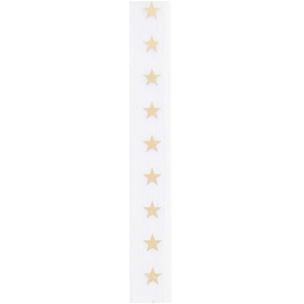Masking Tape – White with Gold Stars, Rico Design, stationery design