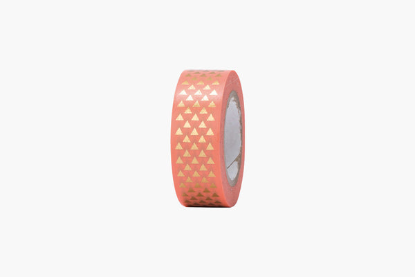 Masking Tape – Orange with Gold Triangles, Rico Design, stationery design