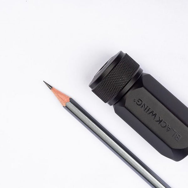 Blackwing Sharpener One-Step Long Point – Black, Blackwing, stationery design