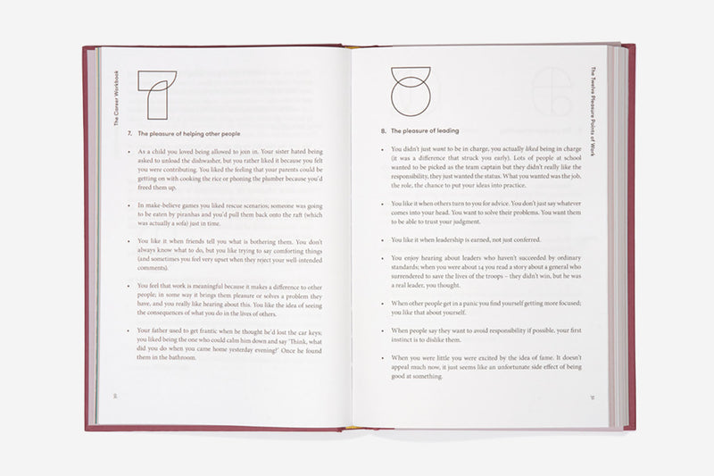 The Career Workbook, The School of Life, stationery design