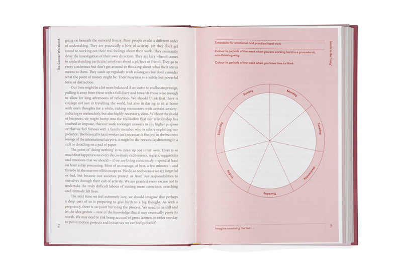 The Career Workbook, The School of Life, stationery design