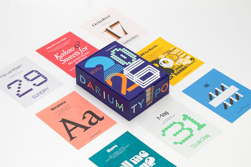 2026 Typodarium Calendar, Verlag Hermann Schmidt, stationery design 