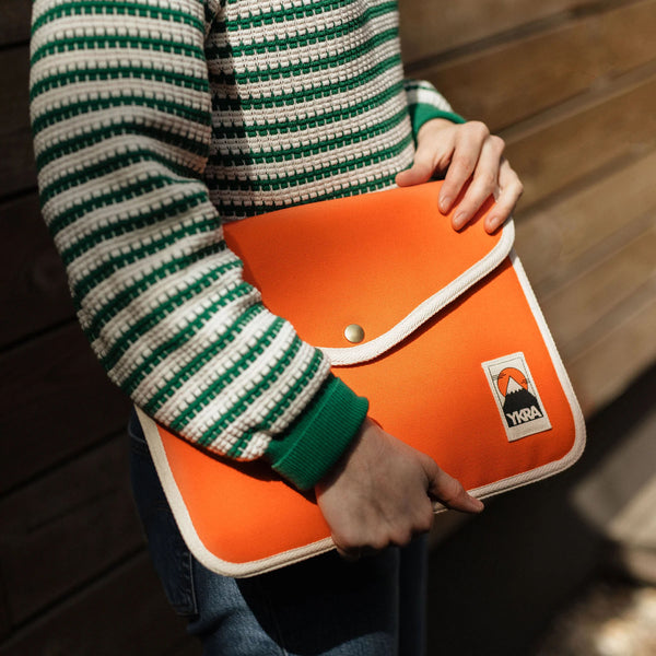 Laptop Case – Orange, YKRA, stationery design