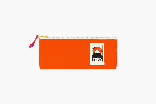 Pencil Case – Orange, YKRA, stationery design