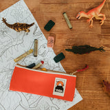 Pencil Case – Orange, YKRA, stationery design