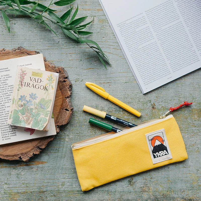 Pencil Case – Yellow, YKRA, stationery design