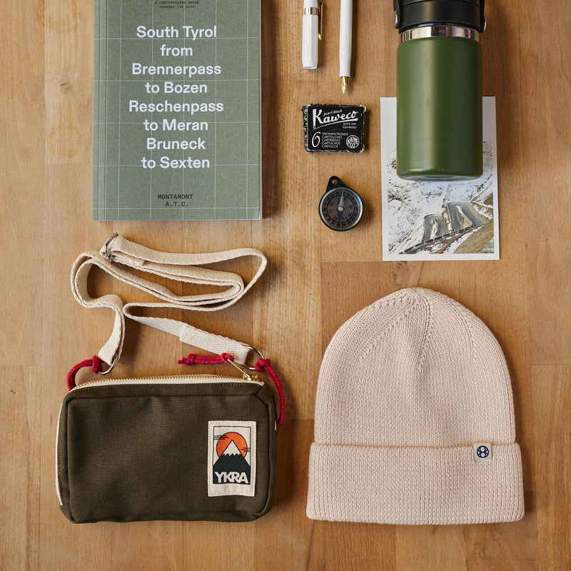 Travel Case – Khaki, YKRA, stationery design