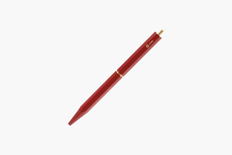 ystudio Brass Resin Ballpoint Pen – Red, ystudio, designer's stationery, home office