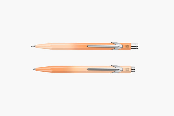 Caran dAche aluminium ballpoint pen and mechanical pencil set – Sunset Sky, Caran d'Ache, stationery design