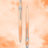 Caran dAche aluminium ballpoint pen and mechanical pencil set – Sunset Sky, Caran d'Ache, stationery design