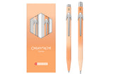 Caran dAche aluminium ballpoint pen and mechanical pencil set – Sunset Sky, Caran d'Ache, stationery design