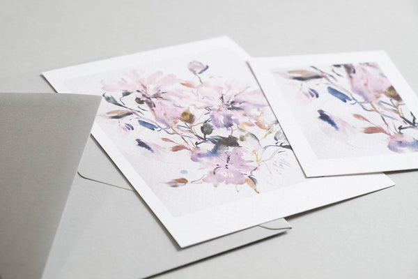 Greeting Card – Iris, muska, greeting card, decoration card, flower card, stationery store, designer office supplies