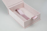 Linen Photo Storage Box – Powder Pink, KAIKO, home office, Stationery products
