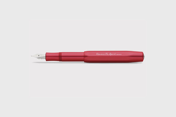 Kaweco Collection AL Sport Aluminium Fountain Pen – Red Kaweco,  designer's stationery, home office