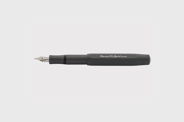 Kaweco Collection AL Sport Aluminium Fountain Pen – Blackt Kaweco, designer's stationery, home office