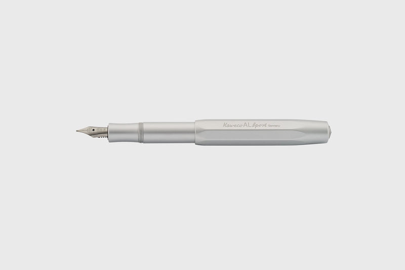 Kaweco Collection AL Sport Aluminium Fountain Pen – Silver, Kaweco, , designer's stationery, home office