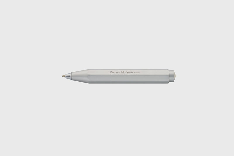 Kaweco AL Sport Aluminium Ballpoint Pen – Silver, Kaweco, designer's stationery, home office