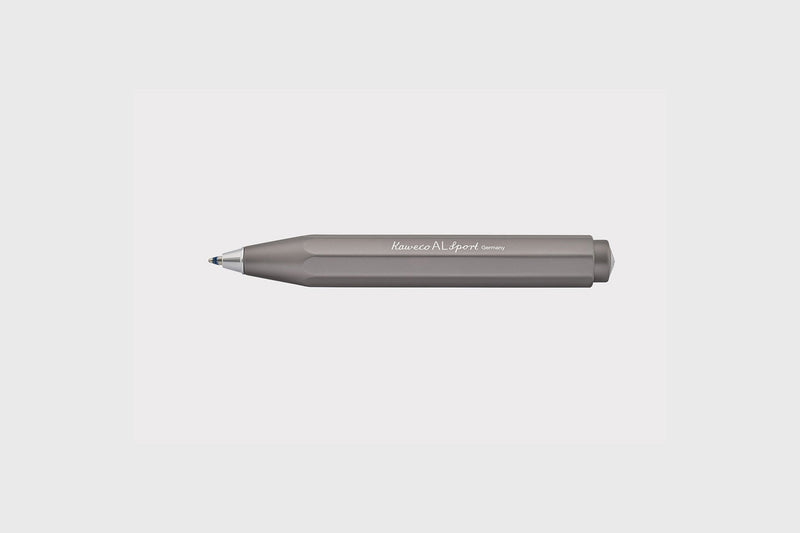 Kaweco AL Sport Aluminium Ballpoint Pen – Anthracite, Kaweco, designer's stationery, home office