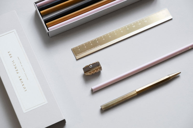 M+R Brass Pencil Sharpener, Möbius + Ruppert, home office