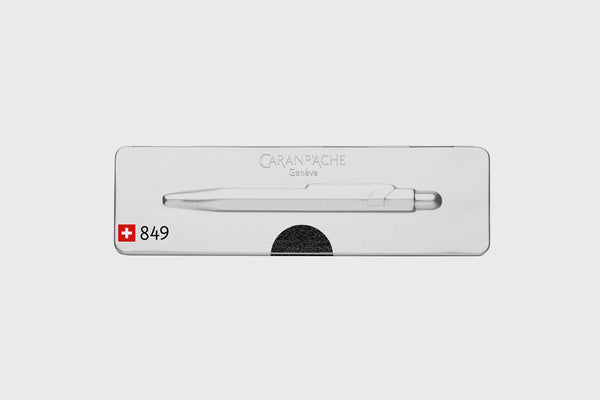 Caran d’Ache 849 Aluminium Ballpoint Pen – Matt Black, Caran d'Ache, home office, designer's stationery