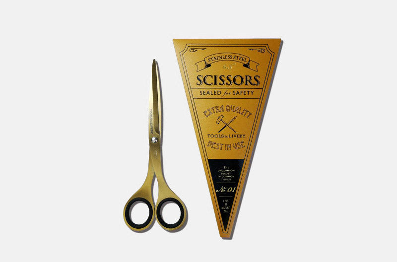 6.5” Scissors – Gold, Tools to liveby, stationery design, home office