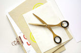 6.5” Scissors – Gold, Tools to liveby, stationery design, home office